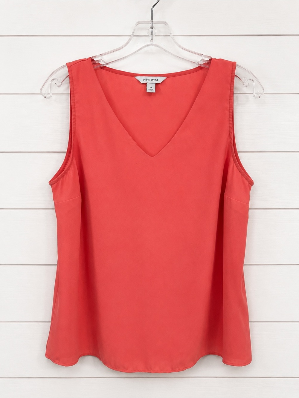 Nine West Coral V-Neck Sleeveless Camisole Top